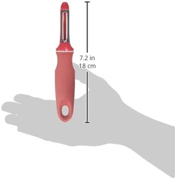 NORPRO Grip-Ez Peeler Red, 1 EA (110R)