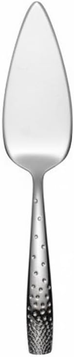 Nambé Dazzle Cake Knife & Server Set – 18/10 Stainless Steel Dessert Serving Utensils with Faceted Handles – Elegant Wedding & Celebration Tableware, Dishwasher Safe, Gift Ready