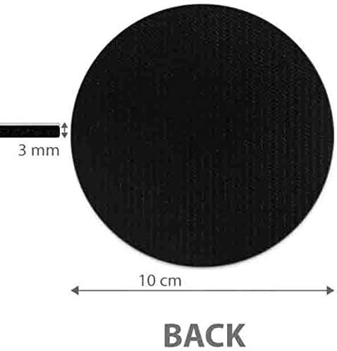 Sunflower Round Coaster Set - Made of Recycled Rubber - Set of 4