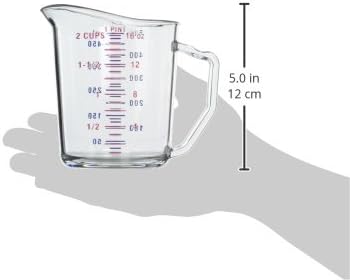 Cambro Camwear 1-Pint Polycarbonate Measuring Cup, Clear (50MCCW135)