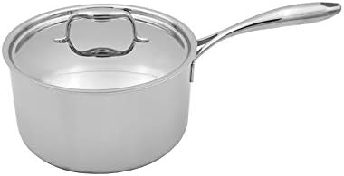 Tuxton Home Duratux 3.32-Quart Saucepan Tri-Ply Cookware