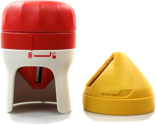 Tupperware Spiralino 38561 Professional Chef Red / White + Yellow Insert Spaghetti Vegetable Cutter