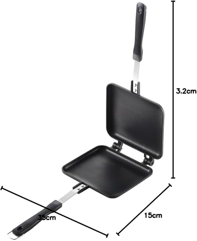 Yoshikawa Hotsandmaker SJ1681 Japanese Sandwich Maker For Outdoor Camping