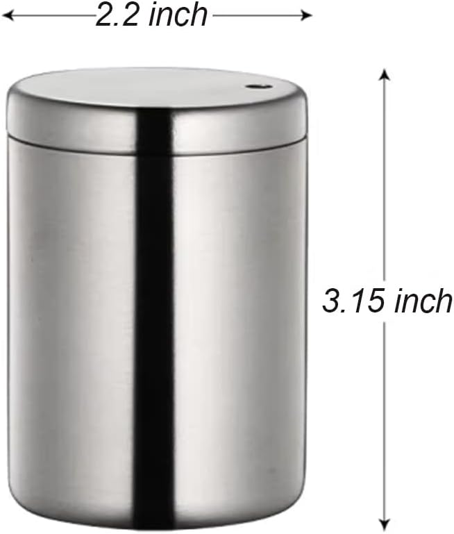 Stainless Steel Toothpick Holder Dispenser, High-capacity Thickening Tooth Picks Container for Kitchen ( No Toothpicks)
