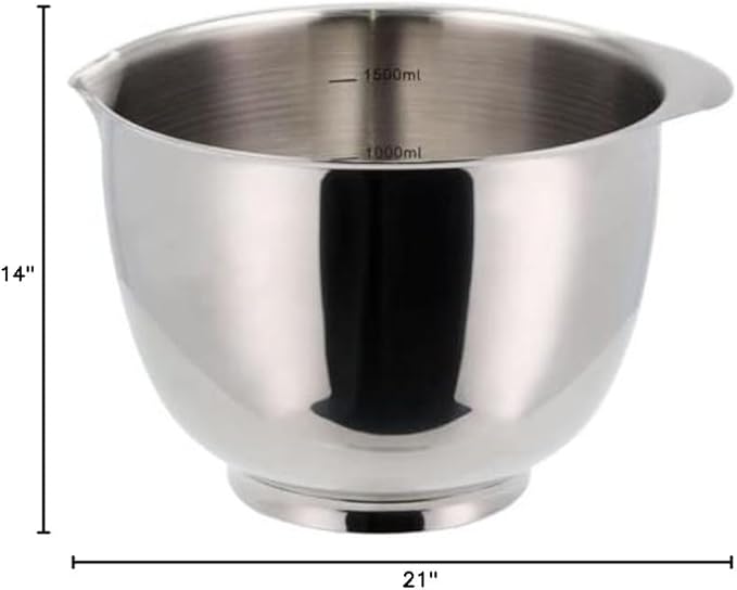Rosti Precision Craft Mixing Bowl Set of 3 1.5L/2L/3L Elevate Your Culinary Experience Stylish Nesting Bowls for Effortless Cooking and Baking