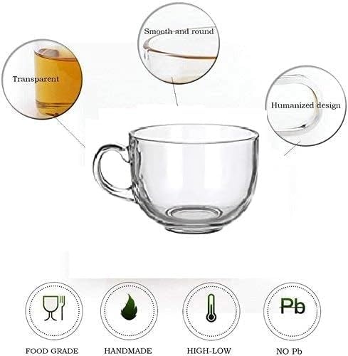 Glass Kettle Teapot for Gas Stove – Borosilicate Tea Pot with Stainless Steel Infuser, Heat-Resistant & Stovetop Safe, Loose Leaf & Blooming Tea – Set with 4-150ml Cups (750ML + 4Cup)