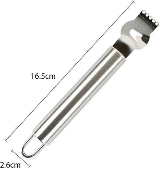 3Pack Lemon Citrus Grater Tool Stainless Steel Orange Peeler with Channel Knife Lemon Twist Tool for Kitchen Bar Cocktail Garnish