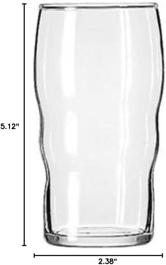 12 oz Governor Clinton Iced Tea Glass - Safedge Rim