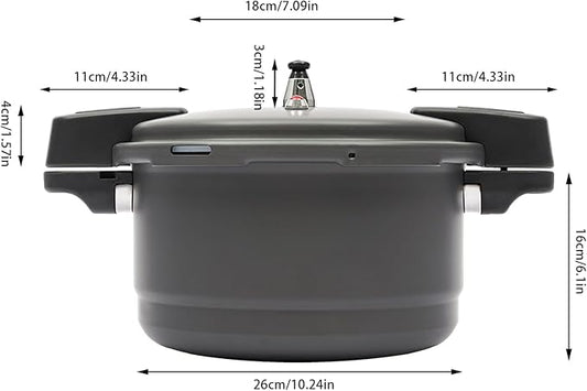 Pressure Canner with 9.5 Quart Hard Anodized, Pressure Canner Cooker, Pressure Cooker with Induction Compatible Cookware