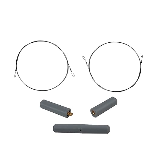 ALFA International HC4 36" SS Cheese Cutter Wires with Two Grey Handles