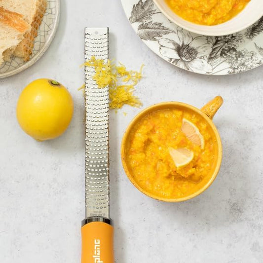 Microplane Premium Series Zester Grater, Mustard, Cheese, Grater, Ginger, Garlic, Almond, Chocolate, Onions, Official Microplane Japan