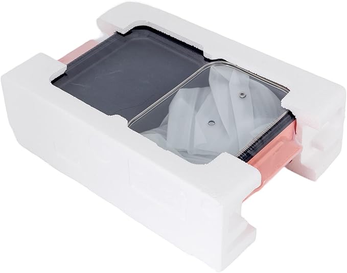 Hot Pot with Grill, Electric Hot Pot and Frying Pan Dorm Cooking Hot Pot Electric with Grill 2 in 1 Indoor Non-stick Shabu Pot Dual Temperature Control, Fast Heating (Pink)