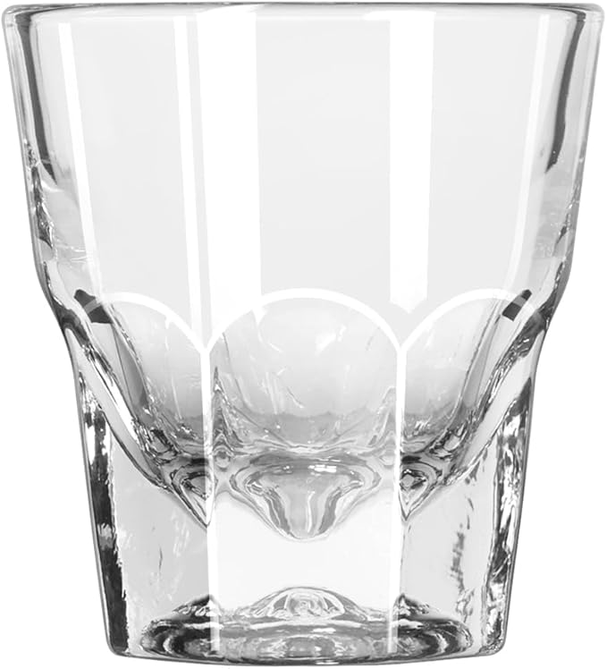 Libbey Gibraltar DuraTuff Cortado Glasses, 4.5-Ounce, Set of 12, Durable Restaurant-Quality Shot and Espresso Glassware, Dishwasher Safe