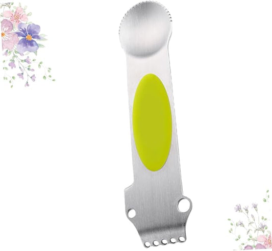 Stainless Steel Lemon Peeler and Grater Multi-functional Citrus Planer for Fruits Kitchen Gadget for Garnishing and Cocktail Preparation