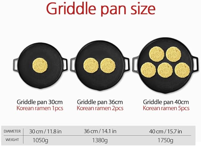 SISEM Korean BBQ 3 IH Griddle Grill Pan with Bag, Nonstick Coating, All Stove(Gas, Electric & Induction),Indoor Outdoor Griddle(16in)