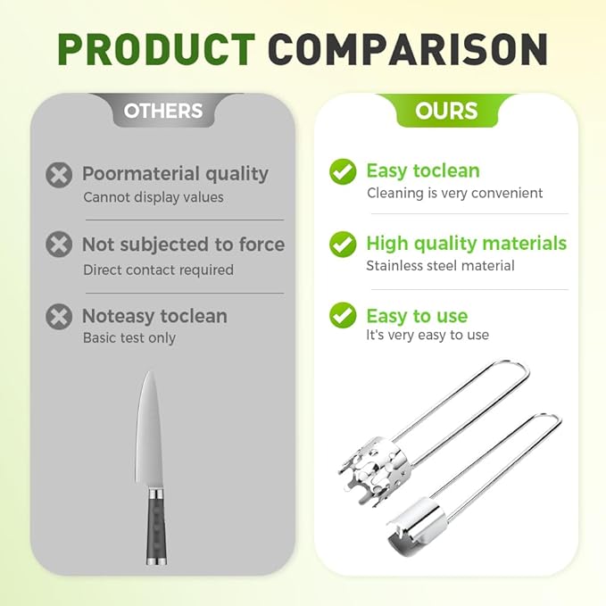 2 Pcs Fruit and Vegetable Corer Tool, Red Bell Pepper Seed Corer, Stainless Steel apple core remover, Practical Kitchen Gadget for Removing Fruit Vegetable Cores, Easy to Clean (Type A)