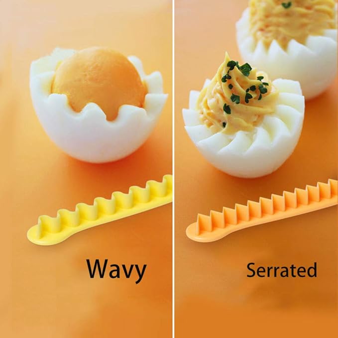 Multifunctional Egg Decorator and Cutter Set - Can Be Used As a Fruit Slicer - Exquisite Kitchen Accessories