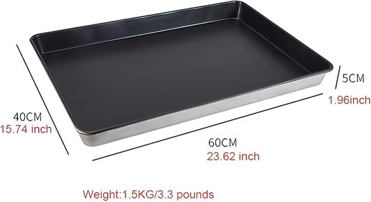 Non-Stick Baking Sheet, Black, 24 x 16 inches (2 inch)