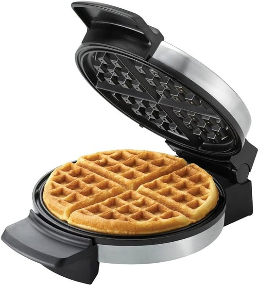 BLACK+DECKER WMB500 Traditional Belgian-Style Waffle Maker, Stainless Steel