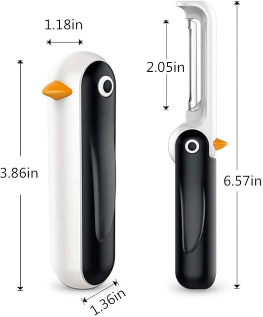 Potato Carrot Peeler Foldable Penguin Shaped Fruit Vegetable Peelers for Kitchen