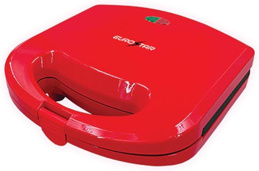EUROSTAR ES901R 760W Sandwich Maker, Red
