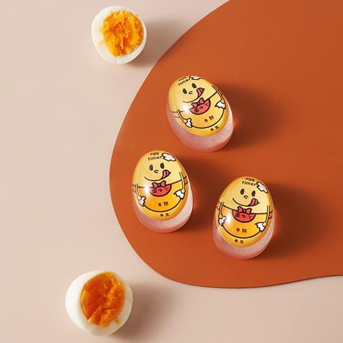 Egg Boiling Timer 2-Pack – Color-Changing in-Water Indicator for Soft, Medium & Hard Eggs