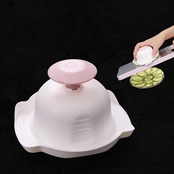 DOITOOL 2PCS Hand Finger Protectors for Mandolin Slicer, Vegetable Grater, Kitchen Food Slicer, Durable Plastic, Comfortable Handle, Easy to Clean