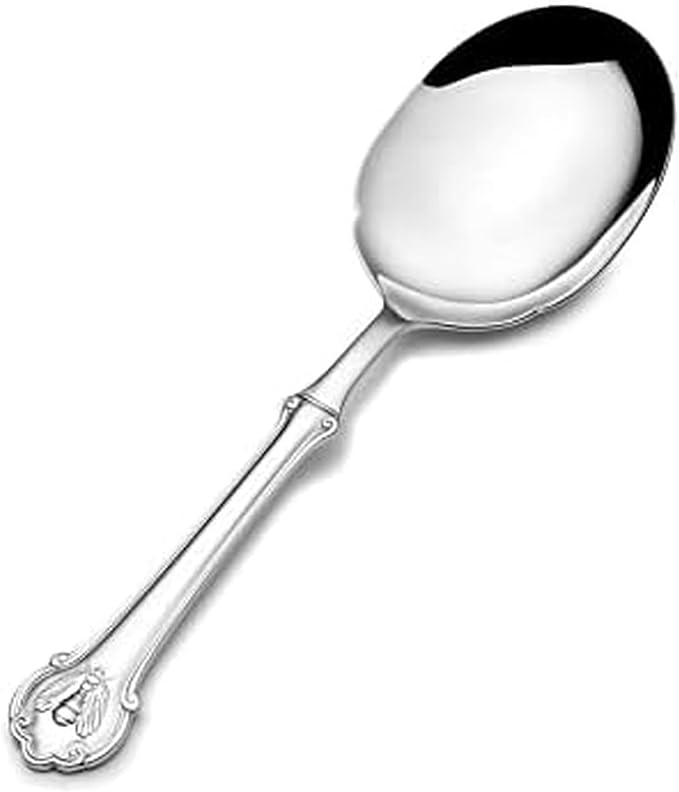 Wallace Napoleon Bee 18/10 Stainless Steel Large Serving Spoon,Silver