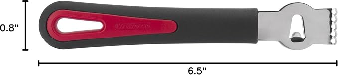 Westmark Gallant Zester, 6.5 x 0.8 x 1.1, Red/Black
