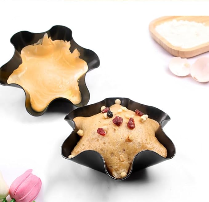 6 Pack 8.5" Nonstick Large Taco Shell Bowl – Carbon Steel Tortilla Maker Shell Pans Baking Molds Tostada for Frying Salad Bowls
