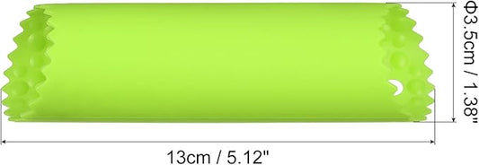 uxcell 2Pcs Garlic Peeling Tube, Silicone Garlic Peeler Roller Keeper Skin Remover Non Slip for Useful Kitchen Tools, Green