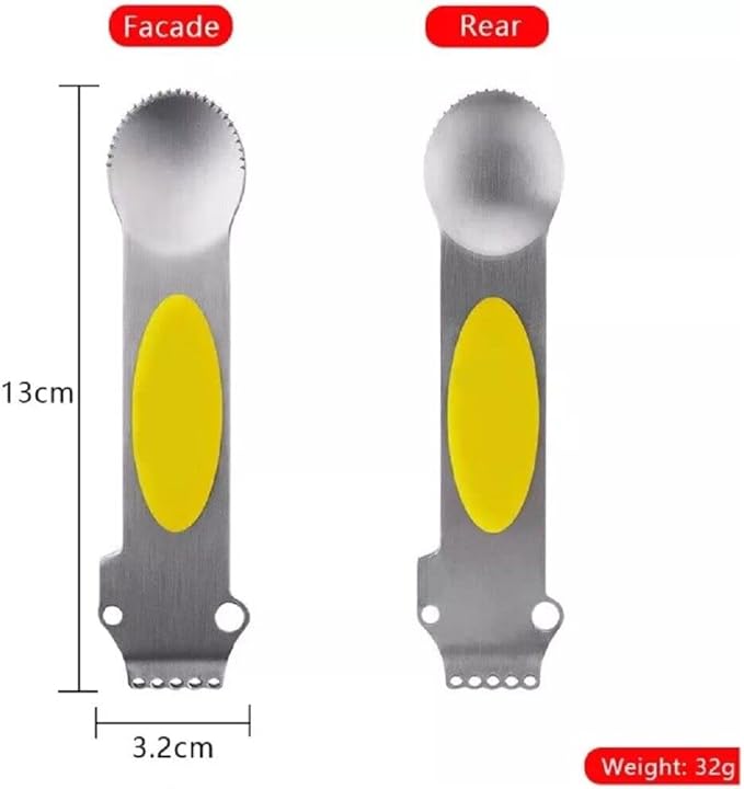 Lemon Zester Grater 3-in-1 Stainless Steel Citrus Kitchen Peeler w Channel Knife