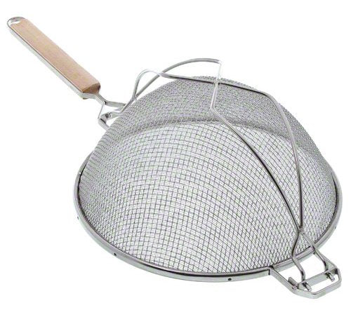 Update International 10-1/4" Fine Reinforced Double Mesh S/S Strainer