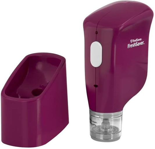 FoodSaver FSFRSH0063-035 FreshSaver Handheld Vacuum Sealer, Fuschia