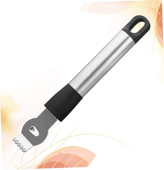 OUNONA Stainless Steel Zester Grater Peeler for Citrus Chocolate Cheese for Home Cooking Easy to Clean with Firm Grip Random Color Random Color