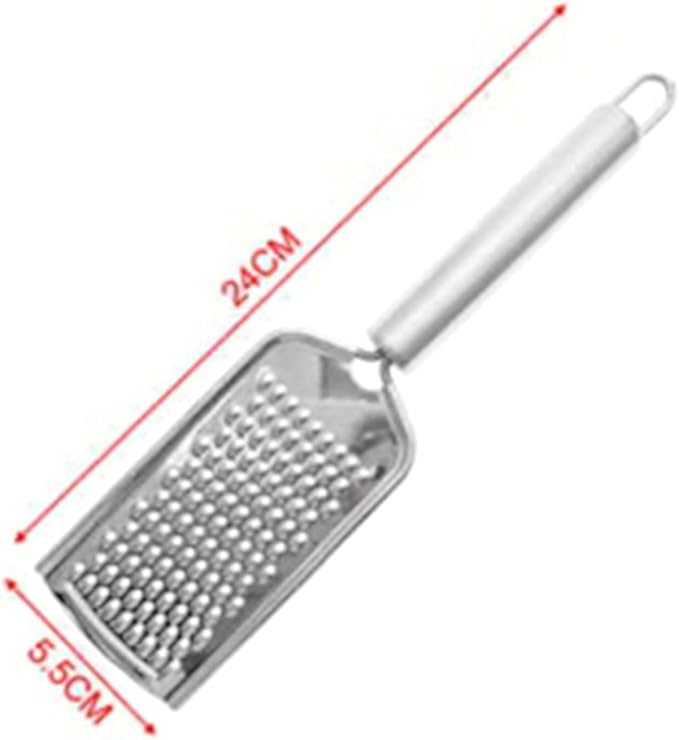 Cheese Zester - Vegetable Grater - Food Shredder for Kitchen - Stainless Steel Handheld for Parmesan Cheese Lemon, Garlic, Nutmeg, Chocolate, Fruits, Vegetables, Ginger Grater