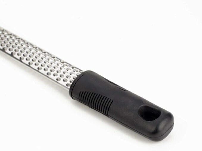 Stainless Steel Cheese Grater Zester Ginger Lemon Shredder Hand Held Flat Tool