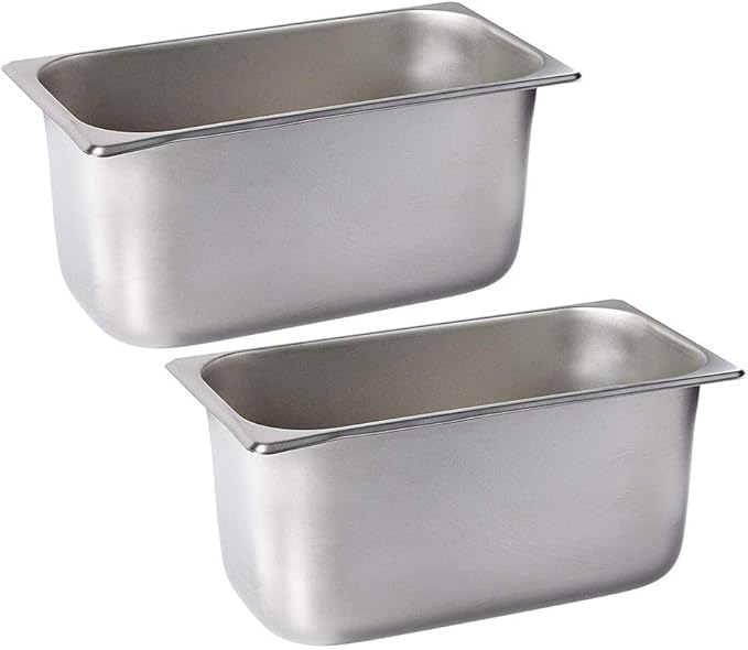 Winco 1/3 Size Pan 6" (NSF) (Set of 2)