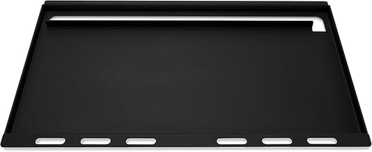 Weber Rust‑Resistant Outdoor Griddle Insert, Full‑Size – Pre-Seasoned Carbon Steel Griddle for Genesis 400 Series Gas Grills