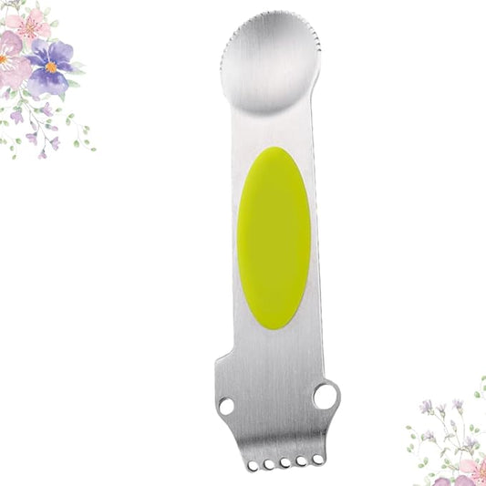 KICHOUSE Stainless Steel Lemon Peel Grater Five for Easy Citrus Pith Removal Versatile Kitchen Gadget for Peeling Lemons Oranges and Grapefruits for Cocktail Enthusiasts