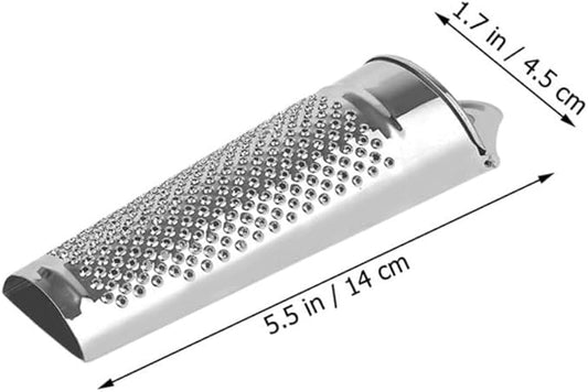 Cabilock 2pcs Stainless Steel Grater for Kitchen Use Multi-functional Ginger Cheese and Vegetable Graters Lightweight Kitchen Gadgets for Easy Shredding and Grating