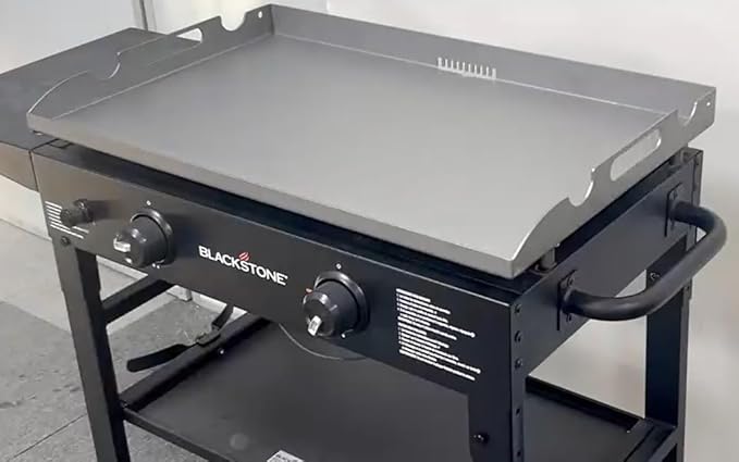 SafBbcue Upgrade 28" Griddle Replacement Top for Blackstone 28 inch Tabletop Griddle 1517 1856 1883 2094 1963 1924 Replacement Parts, 28 inch Flat Top Grill with Handy Handle, Carbon Steel