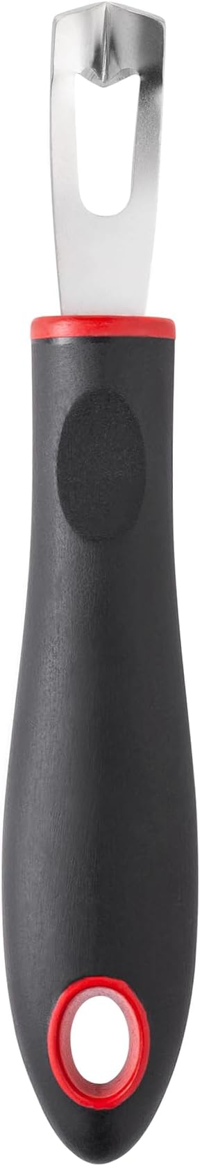 CAT CORA Channel Knife, Professional Japanese Stainless Steel Blade For Cutting Citrus Peel Strips For Garnishes, Ergonomic Soft-Grip Handle