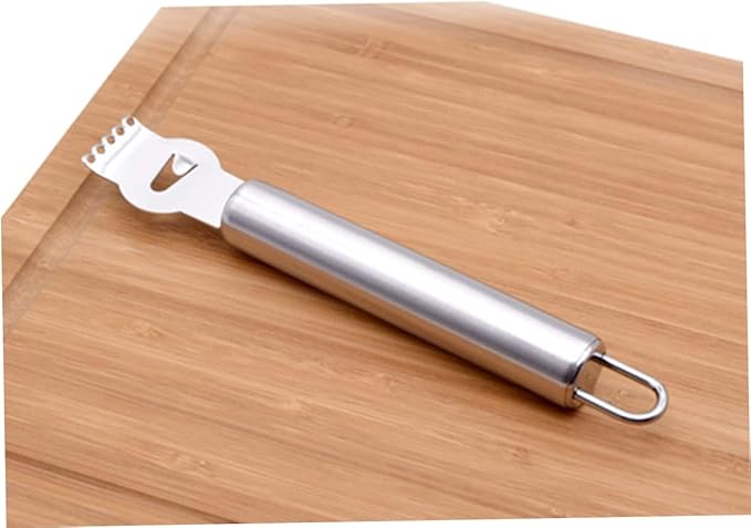 STOBAZA Fruit Peeler Knife Lemon Slicer Stainless Steel Lemon Zester Kitchen Tool Orange Citrus