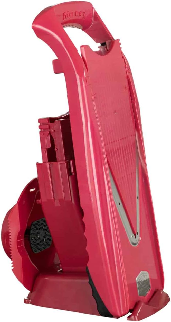 Börner Docking Station for V1, V3, V5, V6 & Vital Mandoline • Practical Storage Stand for Börner Vegetable Slicers • V-Slicer Holder • Kitchen Slicer Accessories • Color: White