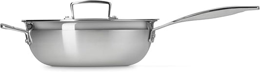 Le Creuset Stainless Steel Classic 3-Ply Chef's Pan, 3.5qt