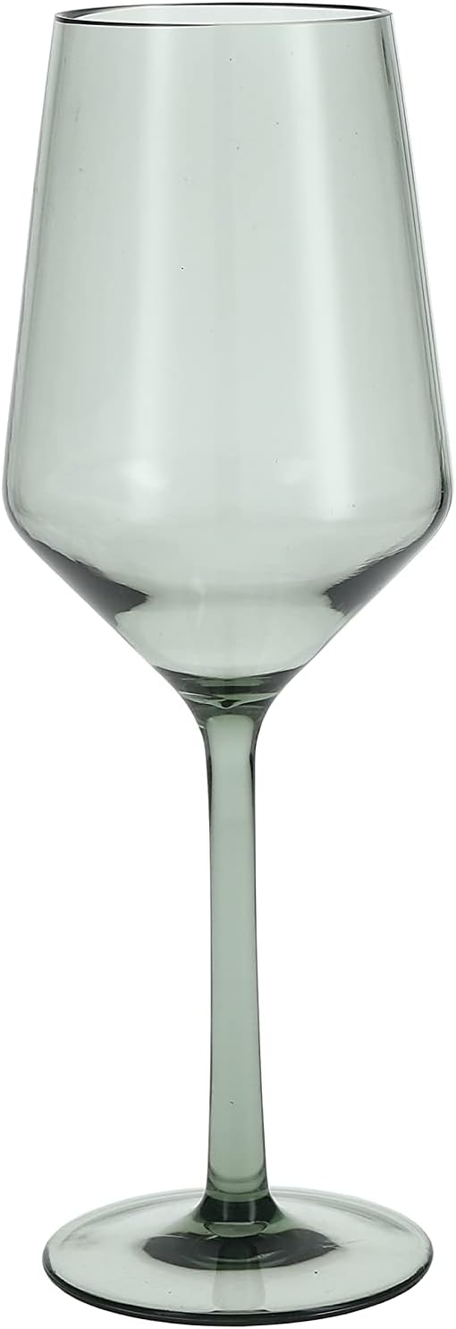 Fortessa Sole Outdoor Shatter Resistant BPA Free Premium Copolyester Plastic Drinkware 6 Pack, Sage Green, Sauvignon Blanc Glass