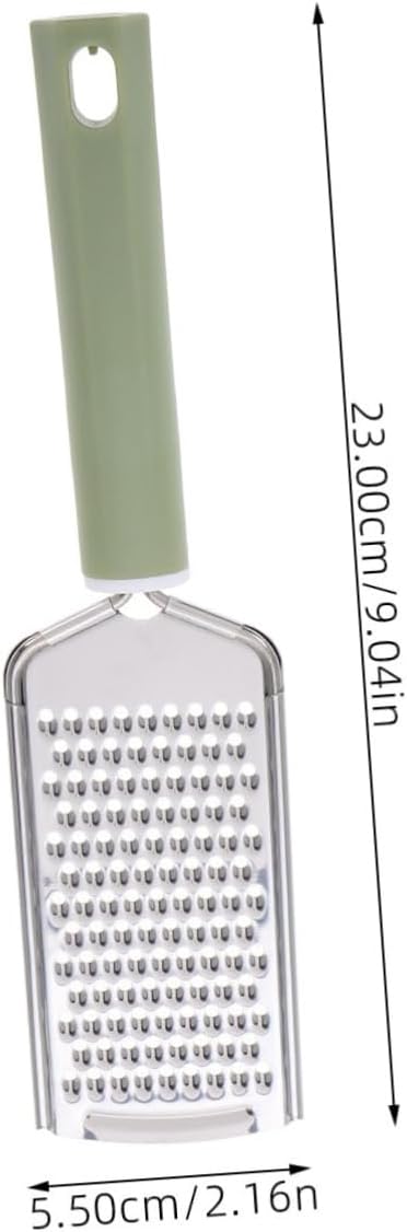 Stainless Steel Garlic Shredder and Zester 1-Piece Multifunctional Kitchen Tool for Garlic Ginger and Cheese Easy to Use Peeler and Cleaning Brush