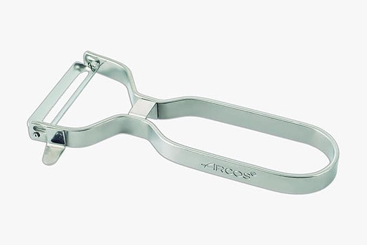 ARCOS Tomato Peeler. Professional Chrome-Plated Peeler. 5.5 Inch Stainless Steel Kitchen Tool for Precise Cutting. Chef's Gadget with Ergonomic Design. Silver Color