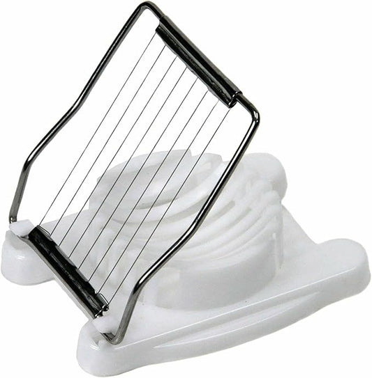 For Stainless Steel Wire Egg Slicer - Cuts Oval or Round Slices, 1 Pack